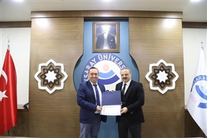 Prof. Dr. Bilal Şenol Takdir Belgesi Aldı